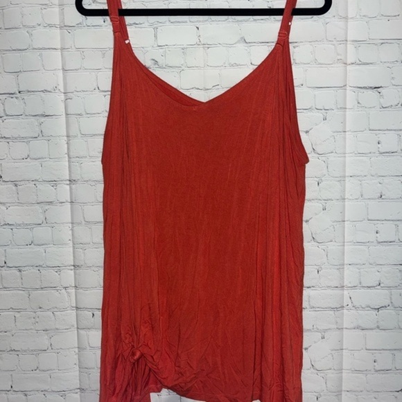 Torrid Super Soft Knits Sleeveless Orange Tank Top Casual Comfy Plus Size - Picture 1 of 2
